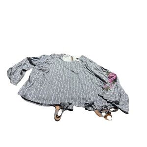 Ariat Women’s Grey/Purple Western Blouse! NWT 2XL